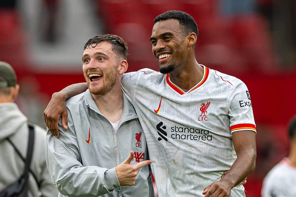 Andy Robertson and Ryan Gravenberch